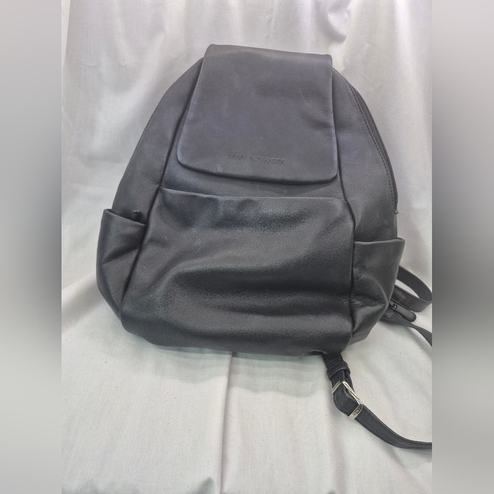 Derek Alexander‎ Leather Black NAVAJO- Sling/Backpack